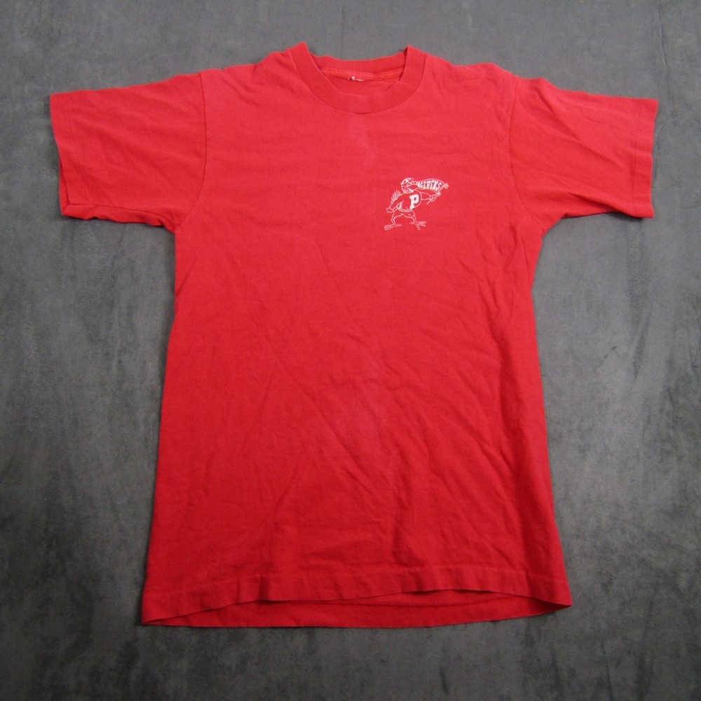 Vintage Pomona-Pitzer Sagehens T-Shirt Women Small Red Single Stitch Graphic
